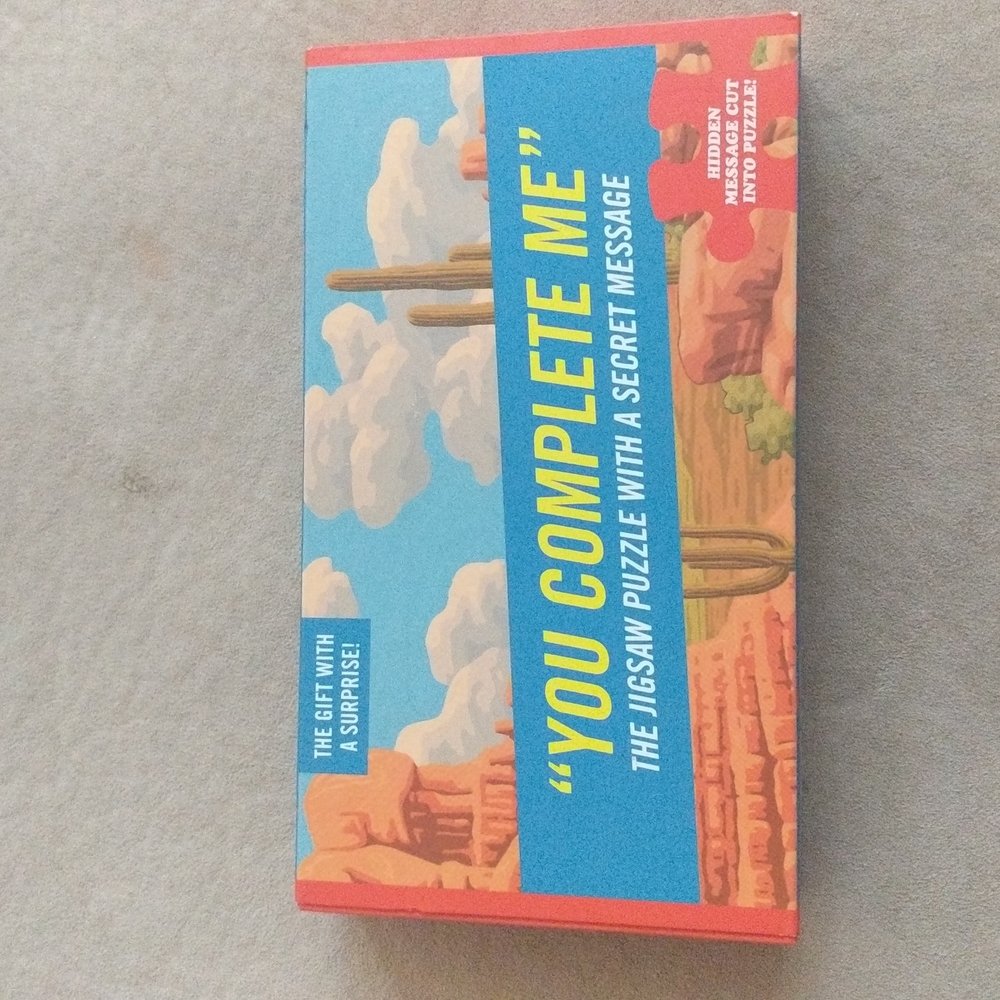 NEW Knock Knock "You Complete Me" Gift Puzzle